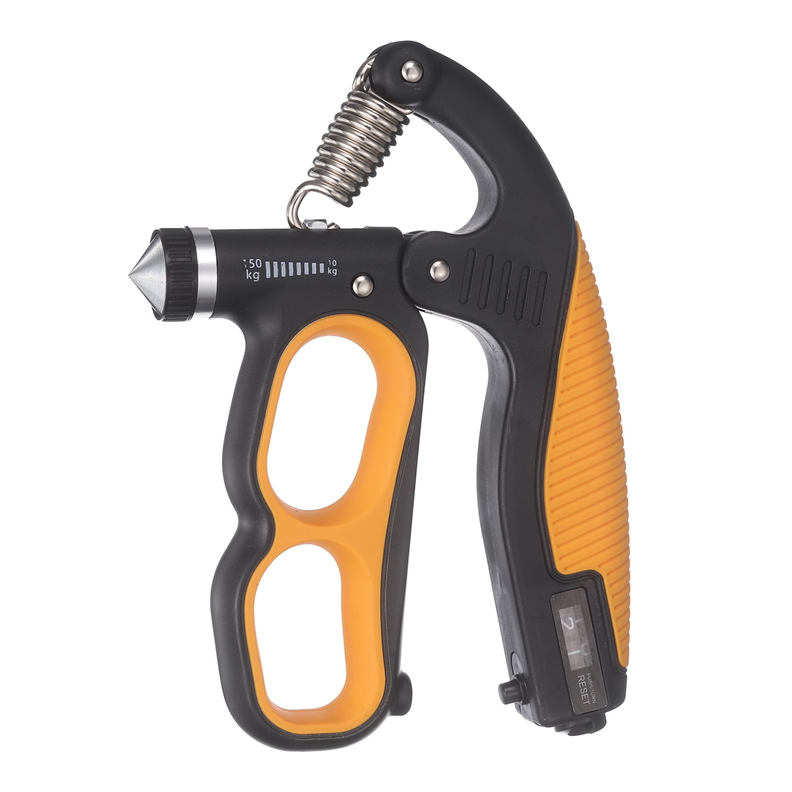 Hand Gripper Strengthener, Forearm Exerciser Resistance Grip Strength Trainer with Adjustable Resistance 22-330Lbs for Recovery Muscle Building & Fitness Workout, Orange