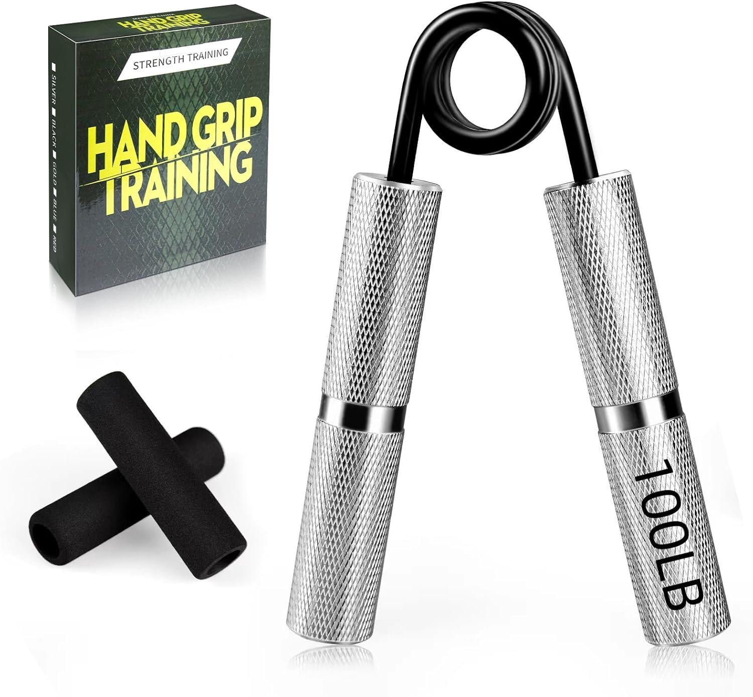 Grip Strength Rig Hand Gripper Strengthener Set 50LB-300LB, Grip Strength Trainer (1/2/4 ...
