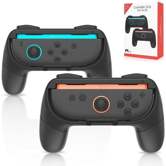 Hand Grips for Switch 2 Joy-Con [2 Pack], Ergonomic Wear-Resistant Anti-Slip Game Handle Kit Accessories for NS 2 Joy-Cons Controller Handle Case Set for Switch 2 Joy Cons Accessories