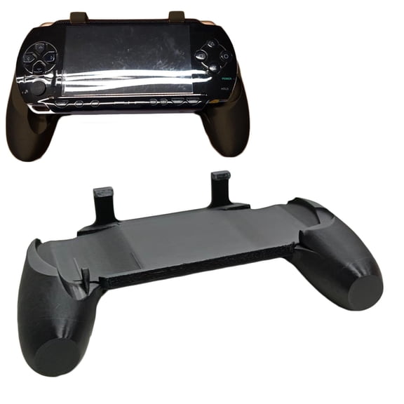 Hand Grips for PSP 1000 Game Console, Ergonomic Design 3D Printed Grip Handle Game Console Holding Handle DIY Controller
