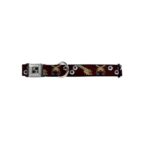 hand guns revolvers bullet holes fun animal seatbelt pet collar