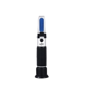 Hand Held 0-80% Alcohol Refractometer ATC Spirits Tester Meter Alcoholometer Liquor Wine Content Tester With Retail Box ,Instant Results