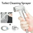thumbnail image 1 of Hand Held Bidet Shower Head Suit Wash Toilet Shower Bathroom  Spray Jet With Multiple Uses, 1 of 6