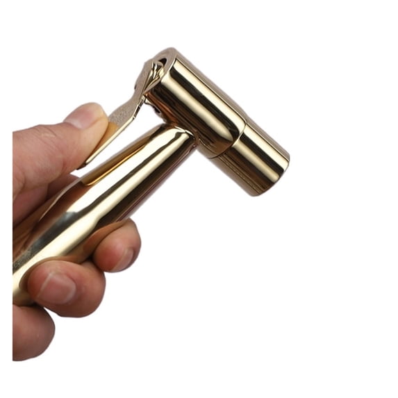 Hand Held Bidet Sprayer Douche Toilet Kit Rose Gold Brass Shattaf Shower Head Copper Valve Set Jet Bidet Faucet Set