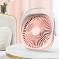 thumbnail image 1 of Hand Held Fan​ Ring Carry Handle Compact Size Multiple Color Choices USB Rechargeable Battery Outdoor Activity Personal Cooling, 1 of 8