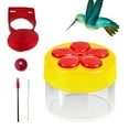 thumbnail image 1 of Hand Held Hummingbird Feeders, Mini Hummingbird Hand Feeder with Cleaning Brush, Window Humming Wild Bird Feeders Tools for Outdoors Supplies, 1 of 9