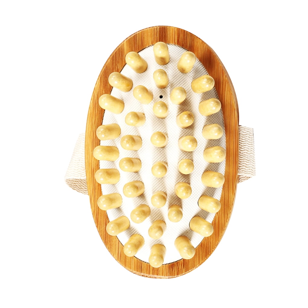 HandHeld Natural Wood Wooden Massager Body Brush Cellulite Reduction