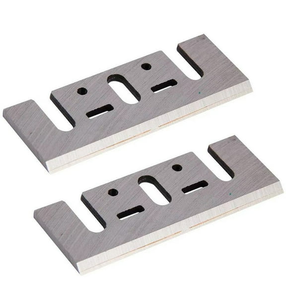 Hand Held Planer Blades, Replacement Blades for Woodworking Applications, Made from High Speed Steel, Carbide Tipped for Enhanced Cutting Performance (Set of 2)