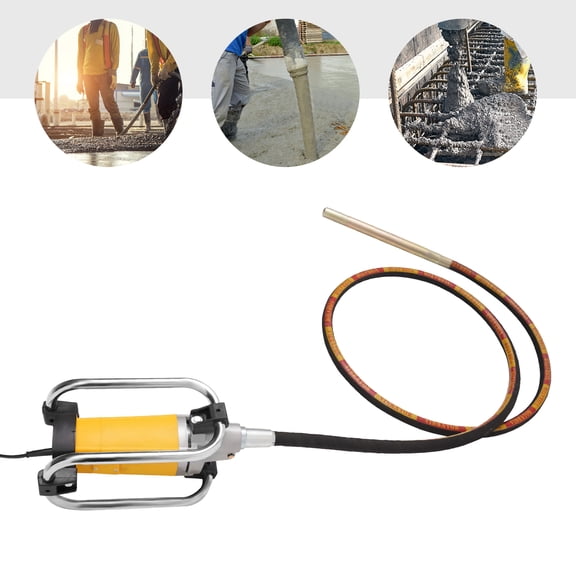 Hand Held Portable Concrete Vibrator, Electric Concrete Vibrator, Concrete Vibrating Tool 2000W 4300r/min