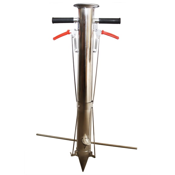 Hand-Held Seedling Transplanting Tool Manual Bulb Planter Double Handle Vegetable Seedling Transplanter Seeder