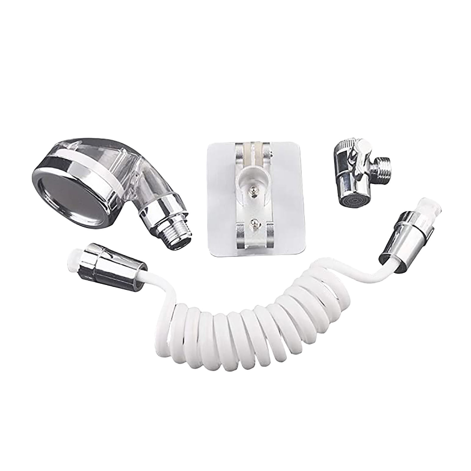 Hand Held Shower Heads with Hose Faucet Extension Shower Set External