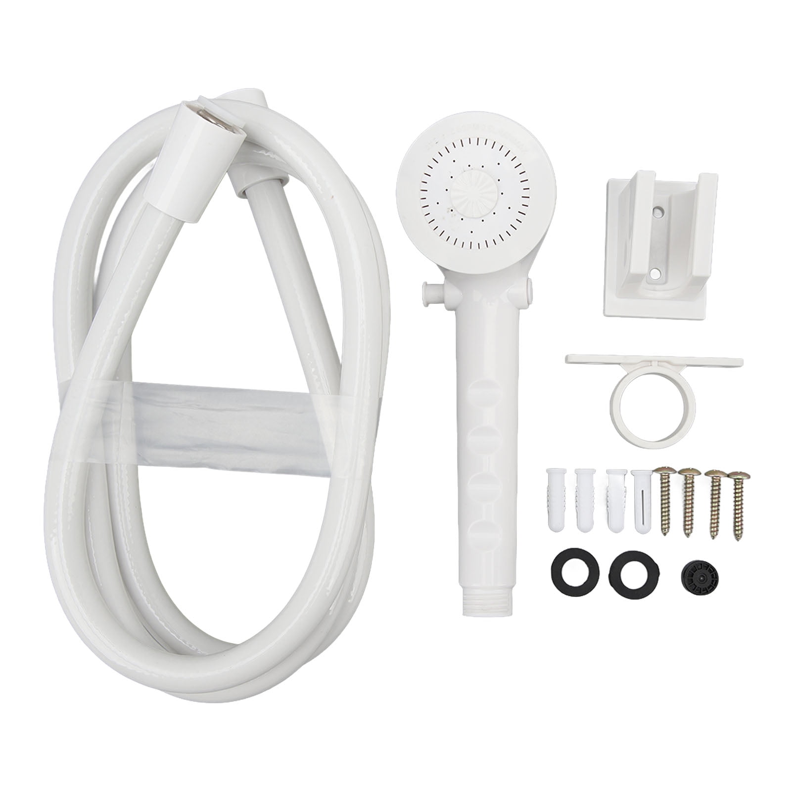 Round Hand Held Shower Set With Rail Chrome - View #5