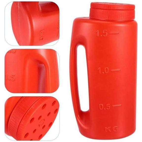 Hand Held Spreader with Shovel Changeable Dial Multi Purpose Hand Spreader Shaker Fertilizer Salt Spreader Ice Salt Dispenser Grass Spreader