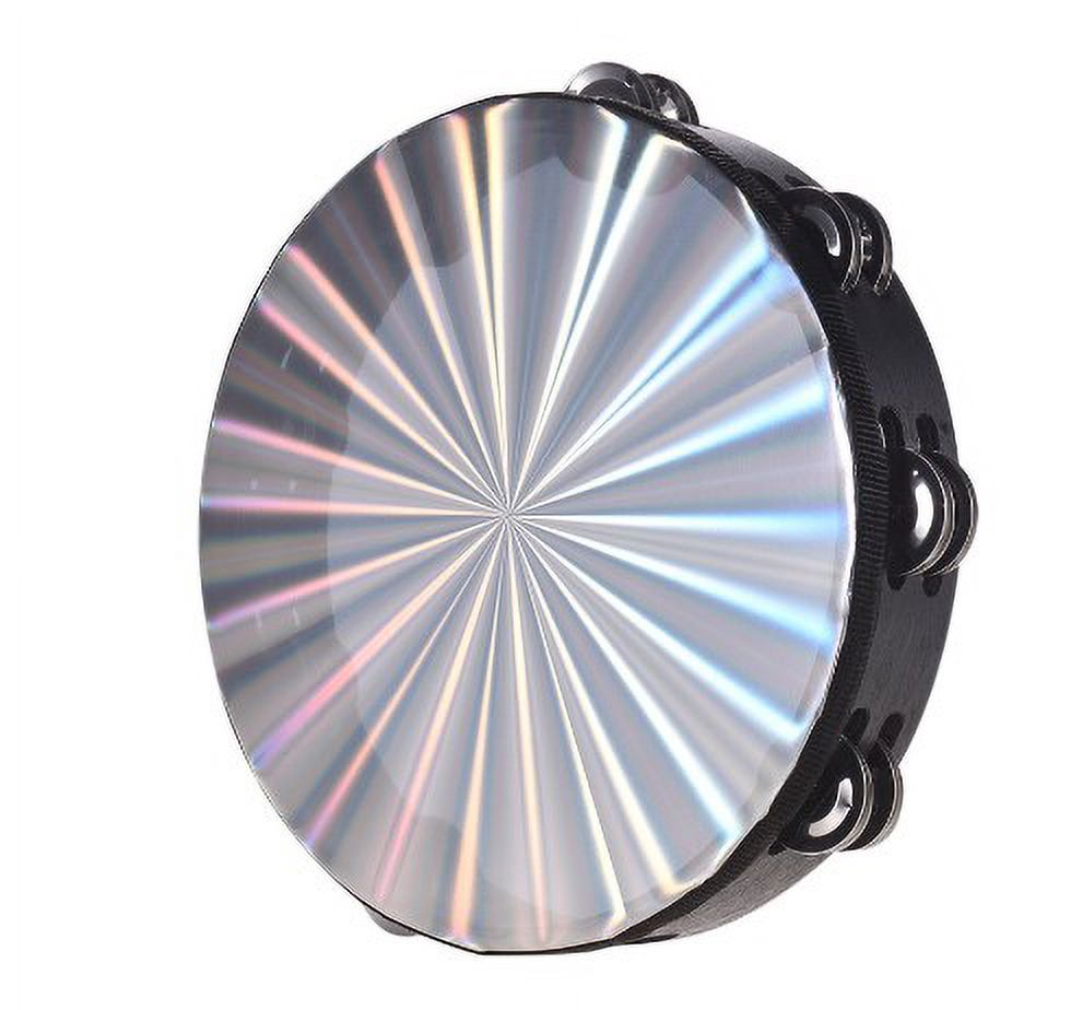 Hand Held Tambourine Double Rows Tambourine Drum Bell Practice Musical