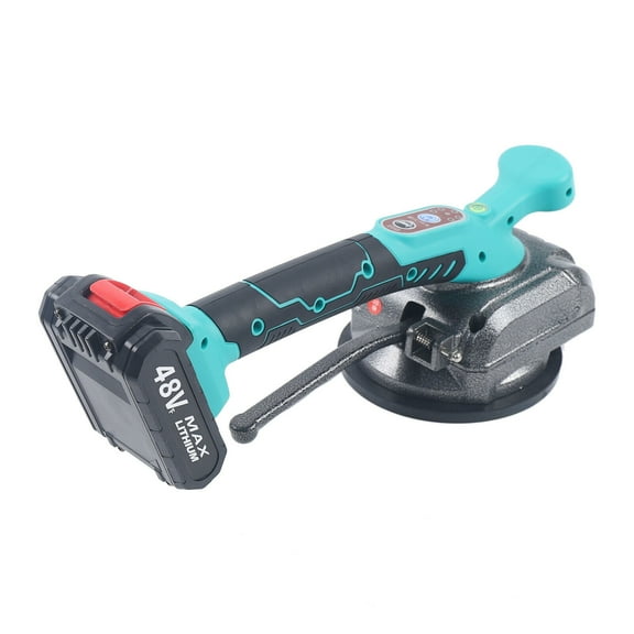 Hand Held Tile Vibrator Suction Tiling Machine Floor Laying Leveling Tool Home Hand Held Tile Tiling Machine Adjustable Auto Leveling Machine 5 Speed W/Battery Tile Vibrator Leveling Machine