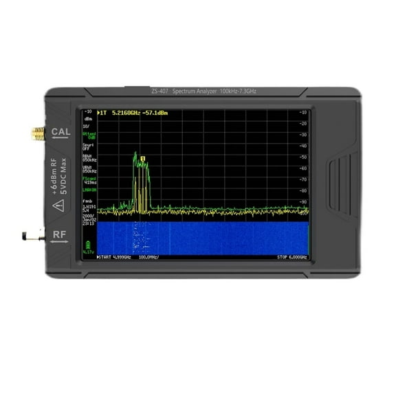 Hand Held Tiny Spectrum Analyzer ULTRA PLUS 4" Display Battery 5000mAh 100K-7.3GHz ,Widely Use