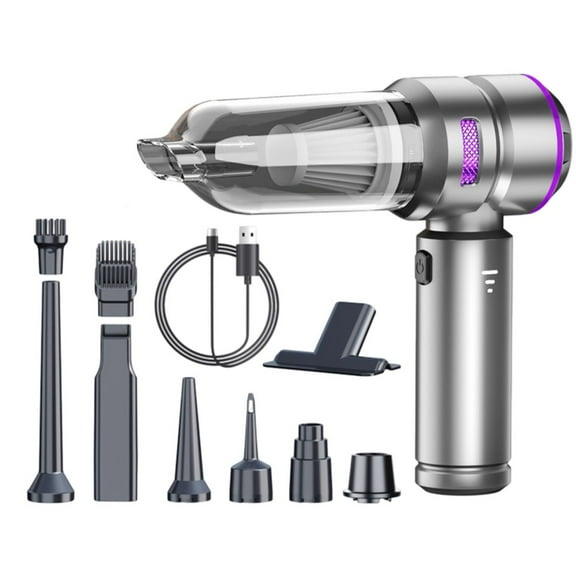 Hand Held Vacuum Cordless Cleaner & Air Duster, Wireless Car Vacuum Cleaner Strong Suction 16000Pa, Ultra-Light 1 lb Portable Vacuum for Quick Cleanups