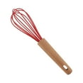 thumbnail image 1 of Hand-Held Wooden Handle Whisk for Baking and Mixing Ingredients, Cream, and Juice, 1 of 1