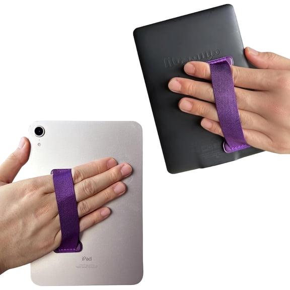 Hand Holder Strap for ipad, Tablet Hand Holder Strap, Universal Handle Grip for iPad Kindle, Mini Tablets and Cases (Dark Purple)