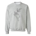 thumbnail image 1 of Hand Holding Leaves Sweatshirt Women -Image by Shutterstock, Female XX-Large, 1 of 4