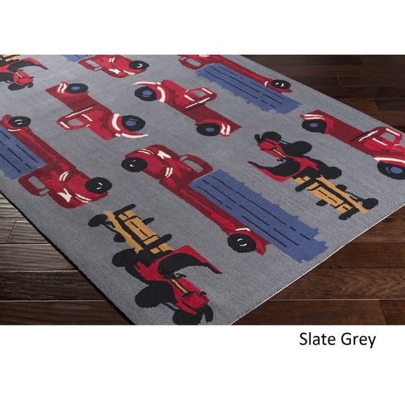 Hand Hooked Coldwater Wool Rug (5' x 7'6)