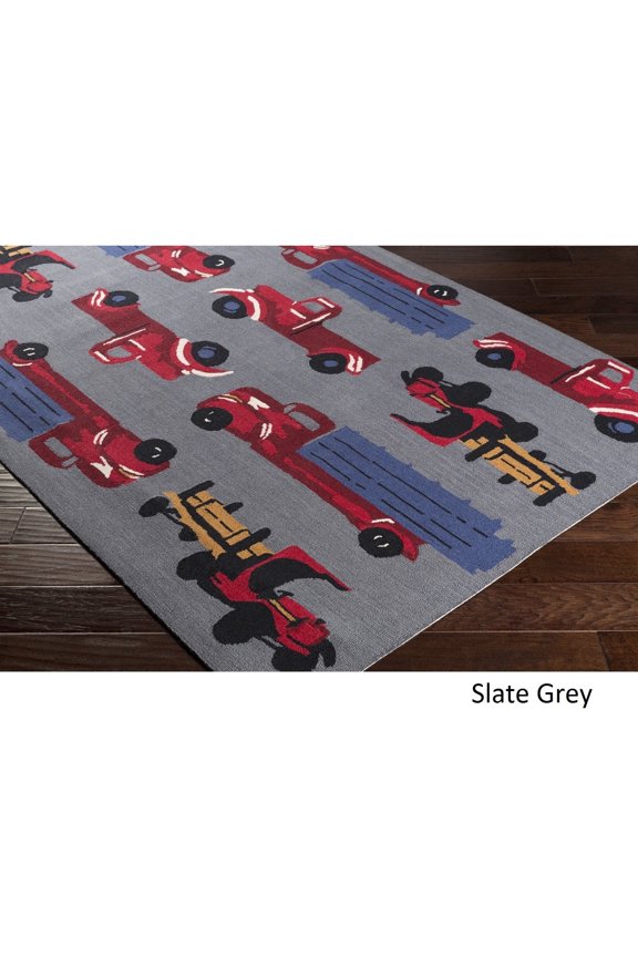 Hand Hooked Coldwater Wool Rug (5' x 7'6)