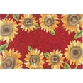 thumbnail image 1 of Hand Hooked Sunflower Field Area Rug, 1 of 4