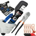 Hydraulic Wire Terminal Crimper Battery Cable Cutter 8 Ton 12 AWG to 00