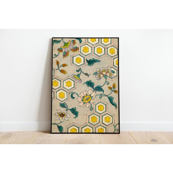 Hand Illustrated Lemonade Cocktail Cute Preppy Kitchen Bar Cart Wall Decor, Unframed Poster
