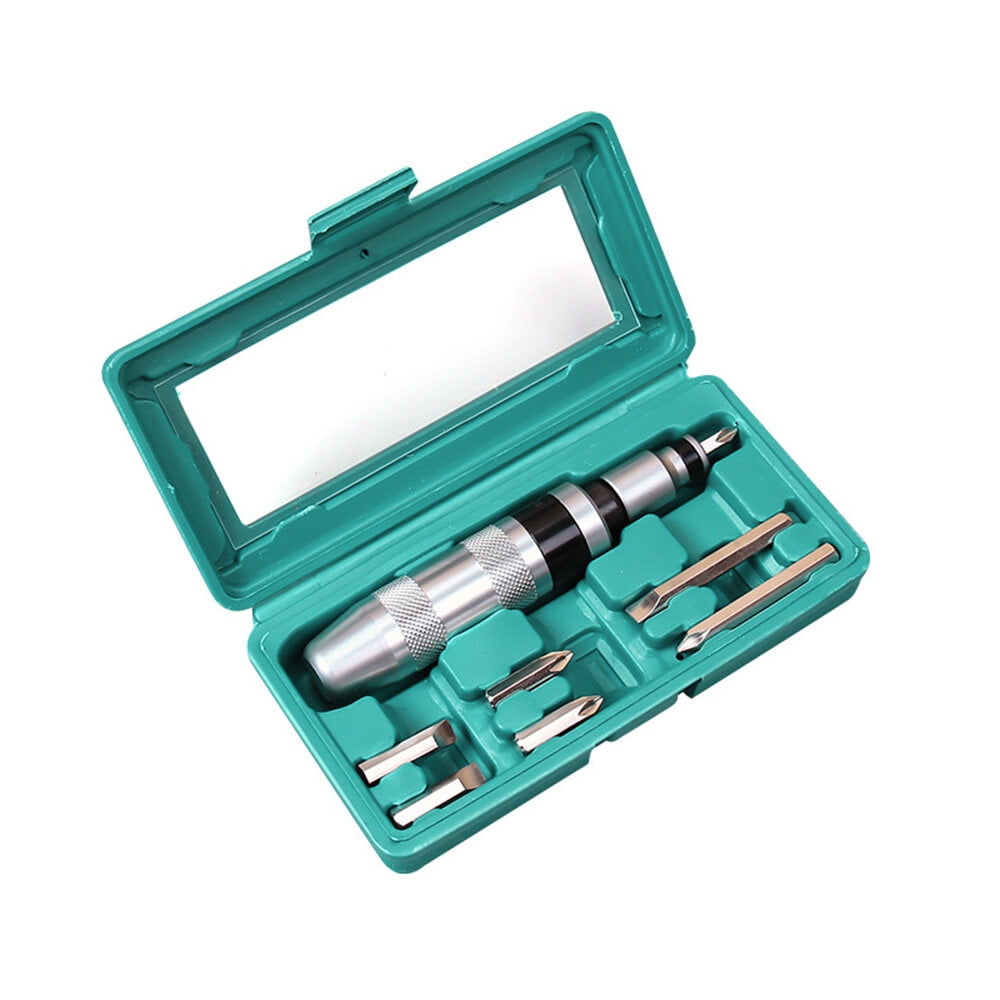 Hand Impact Driver 8pcs Screw Extractor Set Hammer Impact Screwdriver For Removing Damaged Frozen Rusted Screws and Fasteners with Storage Case Walmart