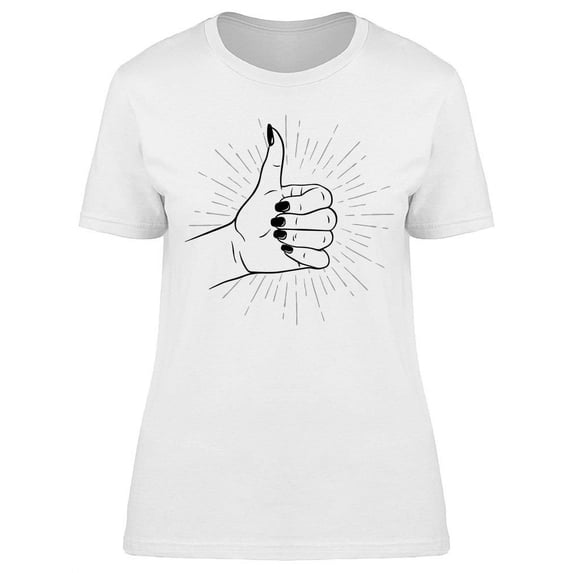 Hand In Like Gesture T-Shirt Women -Image by Shutterstock, Female Medium