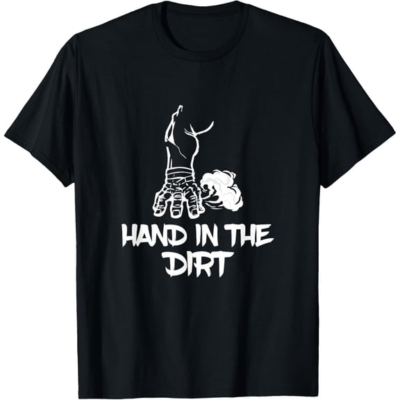 Hand In The Dirt American Football Defensive Line Lineman T-Shirt