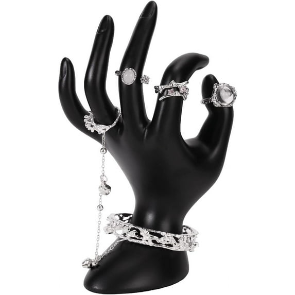 Hand Jewelry Holder Ring Holder for Jewelry for Displaying Bracelets, Rings, Jewelry and Room decorations and Store event displays(Black)