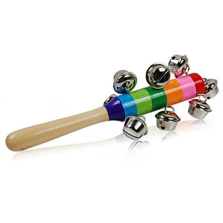 8-Note Hand Bell Children Music Toy Rainbow Percussion Instrument Set  8-Tone Bell Rotating Rattle Beginner Educational Toy Gift - AliExpress