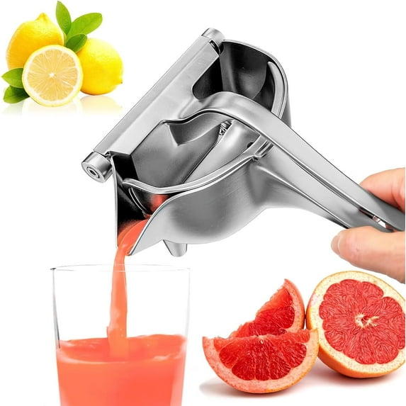 Hand Juicer Squeezer 2026 - Aluminum Lemon Squeezer for Effortless Juice Extraction - Manual Hand Press Juicer for Lemon, Orange Durable Ergonomic Handle, Easy Clean Design