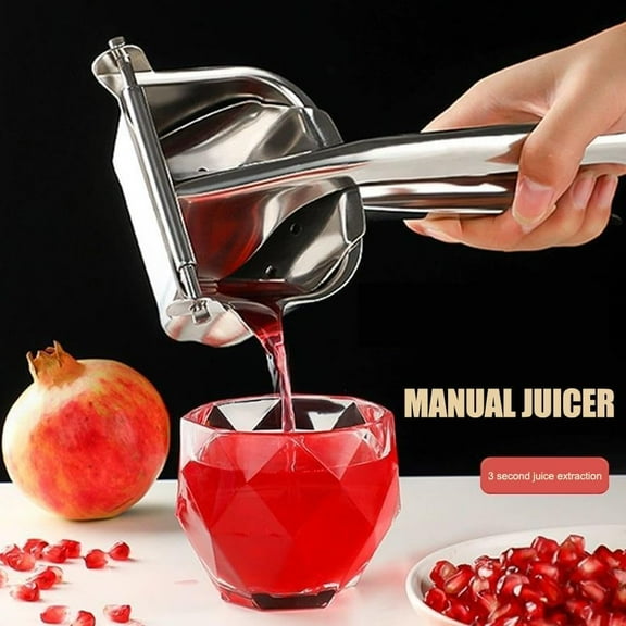 Hand Juicer Squeezer 2026- Aluminum Manual Press Juicer, Aluminum Alloy Fresh Fruit Juicers Extractor with Seed Filter, for Orange Citrus Pomegranate, Ergonomic Grip, Easy to Clean