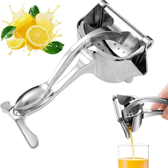 Hand Juicer Squeezer, Cast Iron Juicer, Heavy Duty Citrus Press Squeezer for Lemon, Orange & Lime, Manual Fruit Juice Extractor for Kitchen