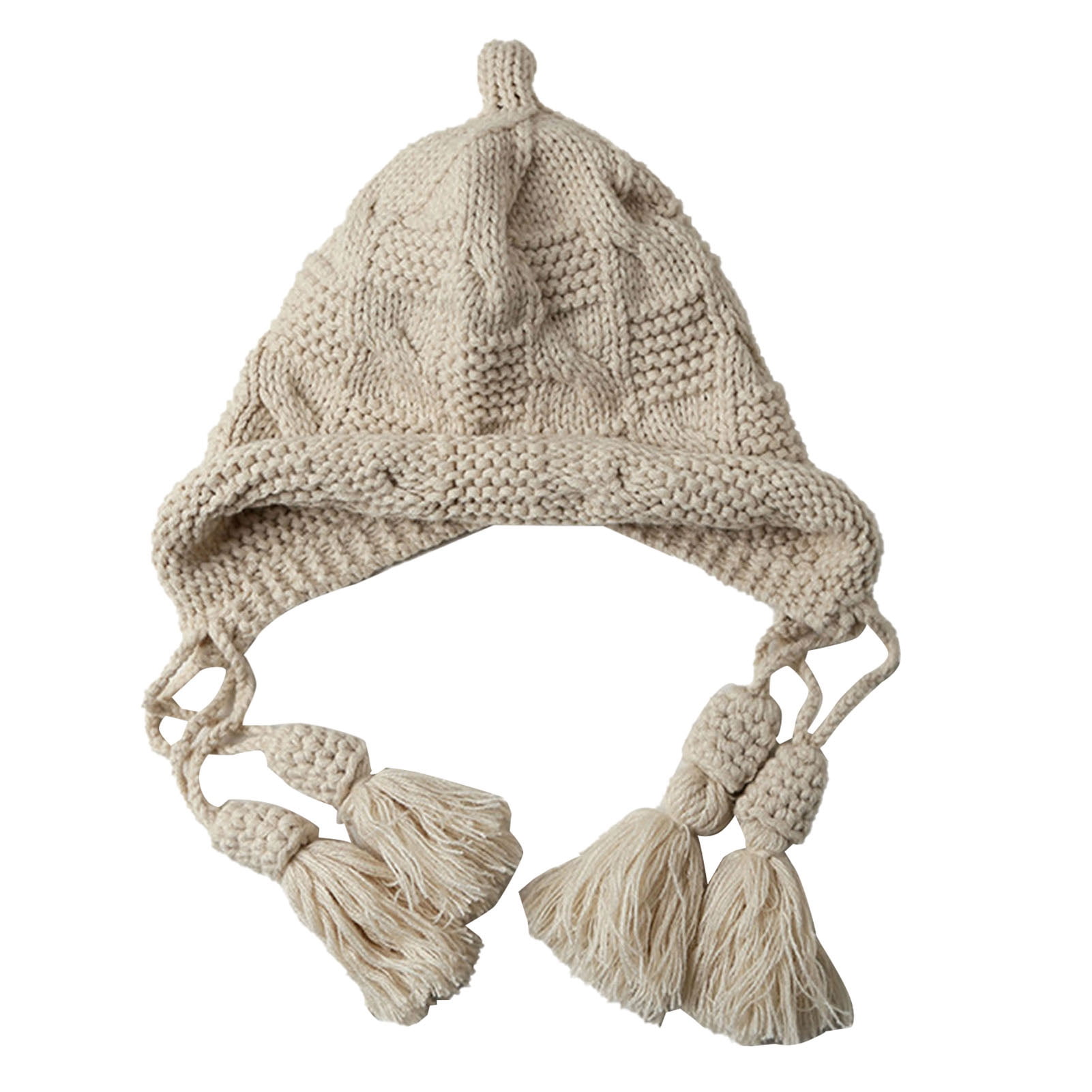 帽子 alexiastam Knit Ear Flap Cap Reversible Winter Hat with Ear Flaps for Men Women,Ladies