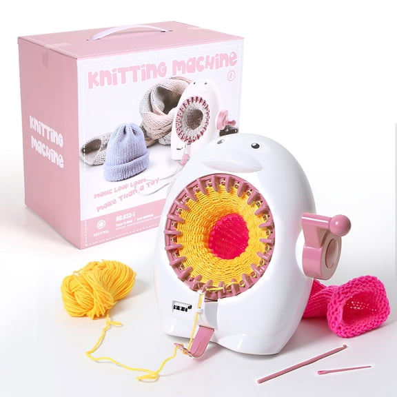 Hand Knitting Machine 22 Needles Knitting Loom Machine Kit w/Row Counter for Scarves Hats Socks