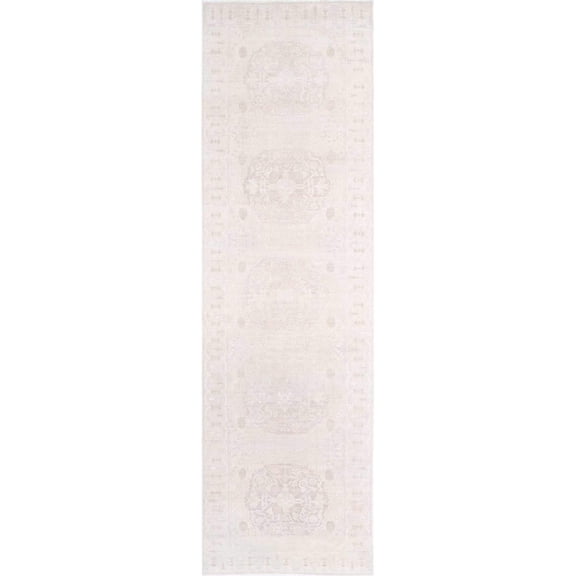 Hand Knotted Ariana Haji Jalili Wool Rug - 4'1'' x 14'3''