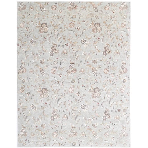Hand Knotted Artemix Wool Rug - 8'11'' x 11'7''