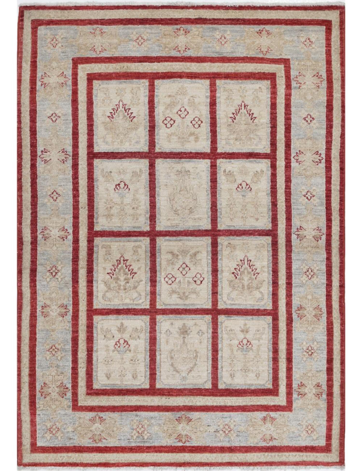 Hand Knotted Bakhtiari Wool Rug - 3'4'' x 4'9'' - Walmart.com