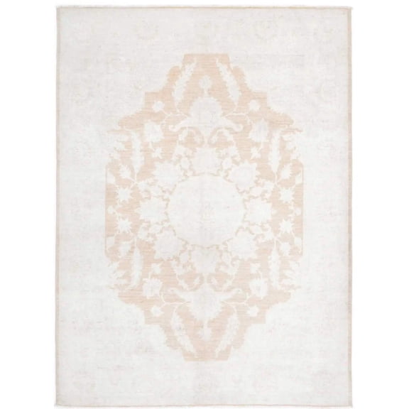 Hand Knotted Fine Ariana Serenity Wool Rug - 4'10'' x 6'9''