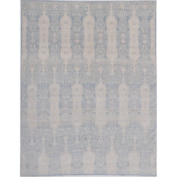 Hand Knotted Fine Artemix Wool Rug - 7'11'' x 10'4''