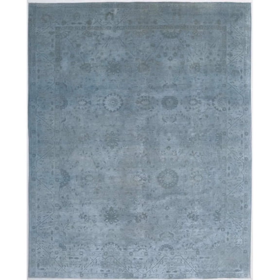 Hand Knotted Fine Overdye Wool Rug - 8'10'' x 11'3''