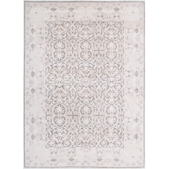 Hand Knotted Fine Serenity Wool Rug - 6'1'' x 8'7''