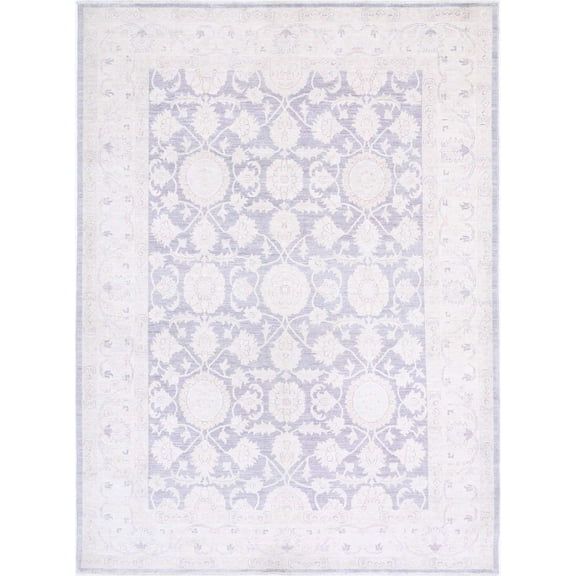 Hand Knotted Fine Serenity Wool Rug - 6'4'' x 8'5''