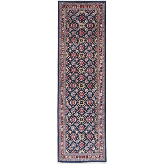 Hand Knotted Heritage Fine Oriental Wool Rug - 2'5'' x 8'7''