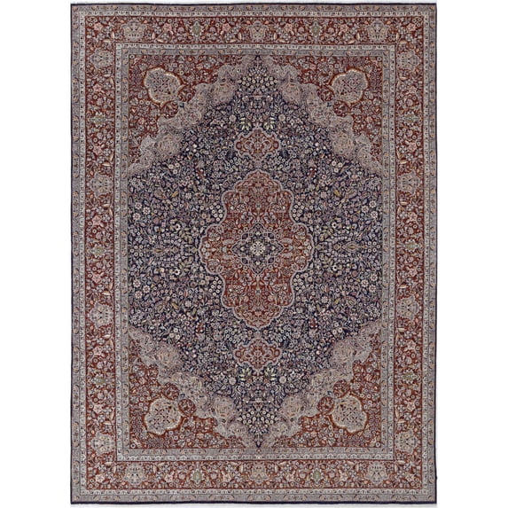 Hand Knotted Heritage Fine Oriental Wool Rug - 8'0'' x 11'1''