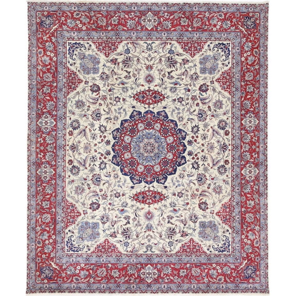 Hand Knotted Heritage Fine Oriental Wool Rug - 8'4'' x 9'11''